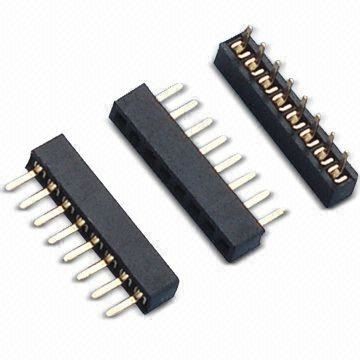 1,00 mm Buchsenleiste, einreihig, gerade Ausführung