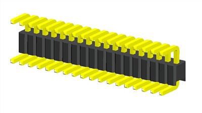 1,27 mm Stiftleiste einreihiger Winkel C-Typ