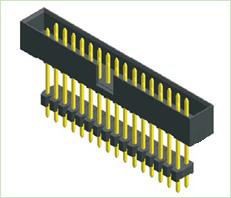 2,00 mm Box Header Straight und Gehäuse