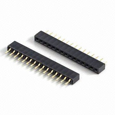 2,0 mm Buchsenleiste, einreihig, verhindert Zinn