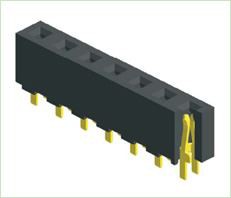 3,96 mm Buchse Header einreihig gerade Typ H8.9