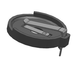 CR2450 Halter für Lithium-Knopfzellen DIP/THM