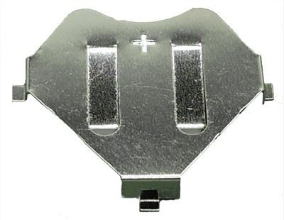 Vernickelte Batteriehalter DIP CR2430